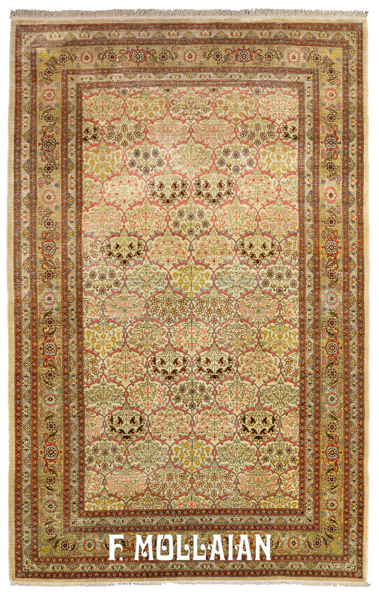 Hereke Rug Extra Fine Biege Color n°:192721